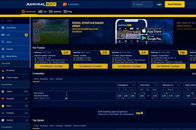 Seriöse admiral bet app 2026
